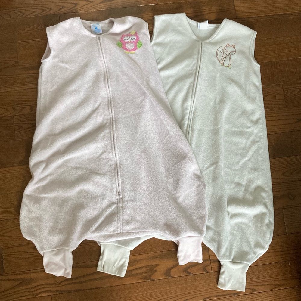 Halo fleece sleep sack bundle (2) with feet